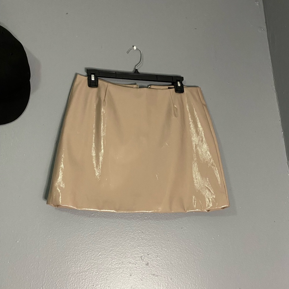 Leather skirt